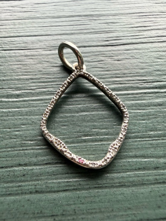 MONICA VINADER Jewelry - Monica Vinader Riva Kite Diamond Medium Pendant Sterling Silver